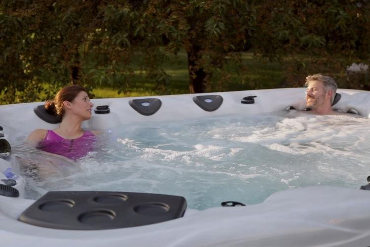 Couple in a Spa